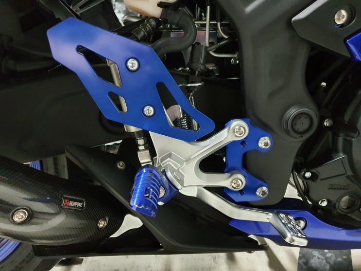 YZF-R3 2020 - 순정스텝 연장 및 개조
