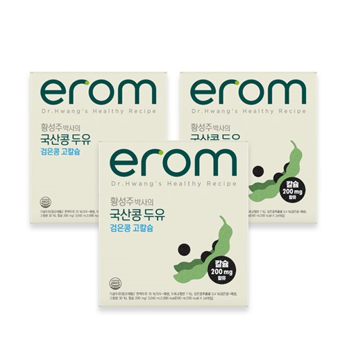 요즘 인기있는 이롬 황성주 국산콩 두유 검은콩 고칼슘, 190ml, 72개 추천합니다