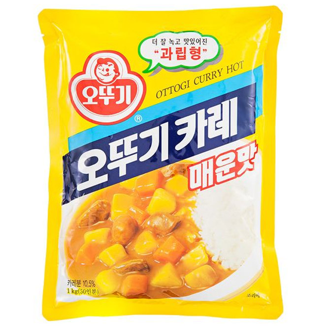 리뷰가 좋은 오뚜기 분말 카레 매운맛, 1kg, 1개 추천합니다