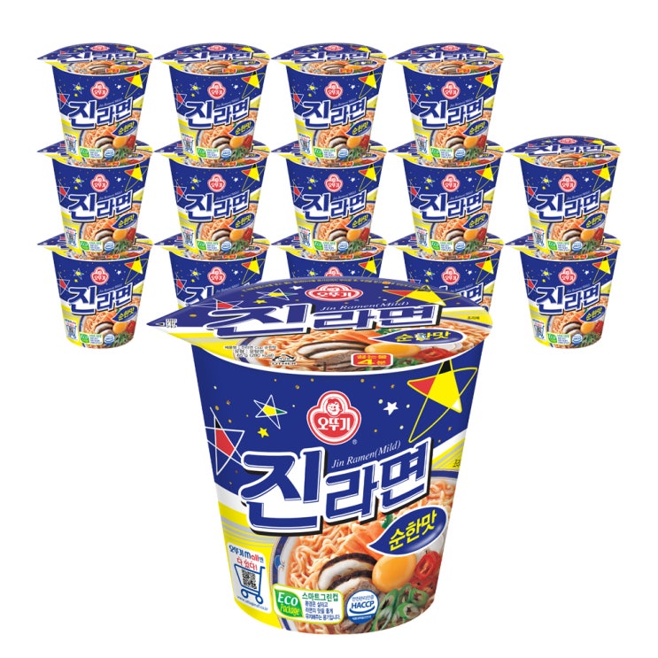 선호도 좋은 오뚜기 진라면 순한맛 소컵 65g, 15개 추천해요