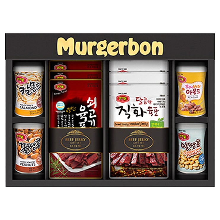 의외로 인기있는 머거본 프리미엄 3호 육포 + 견과 선물세트, 635g, 1세트 추천해요 의외로 인기있는 머거본 프리미엄 3호 육포 + 견과 선물세트, 635g, 1세트 추천해요