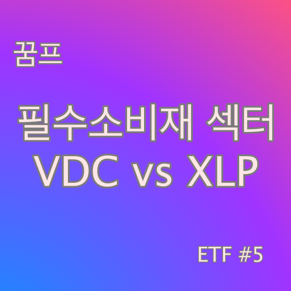 VDC vs XLP 미국 필수소비재 섹터 ETF #5