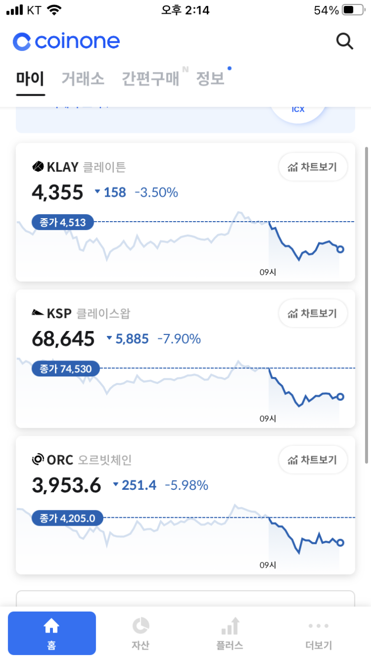 코인원에서 클레이튼(Klay) 구매