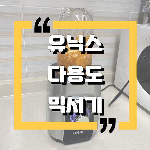  [내돈내산솔직후기] unix유닉스：다용도 믹서기：