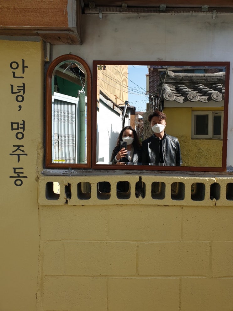  [ 오월 ] 강릉카페! 외관이 예쁜 곳! 강릉에서 꼭 들러봐야할 명주동 카페골목 :-D