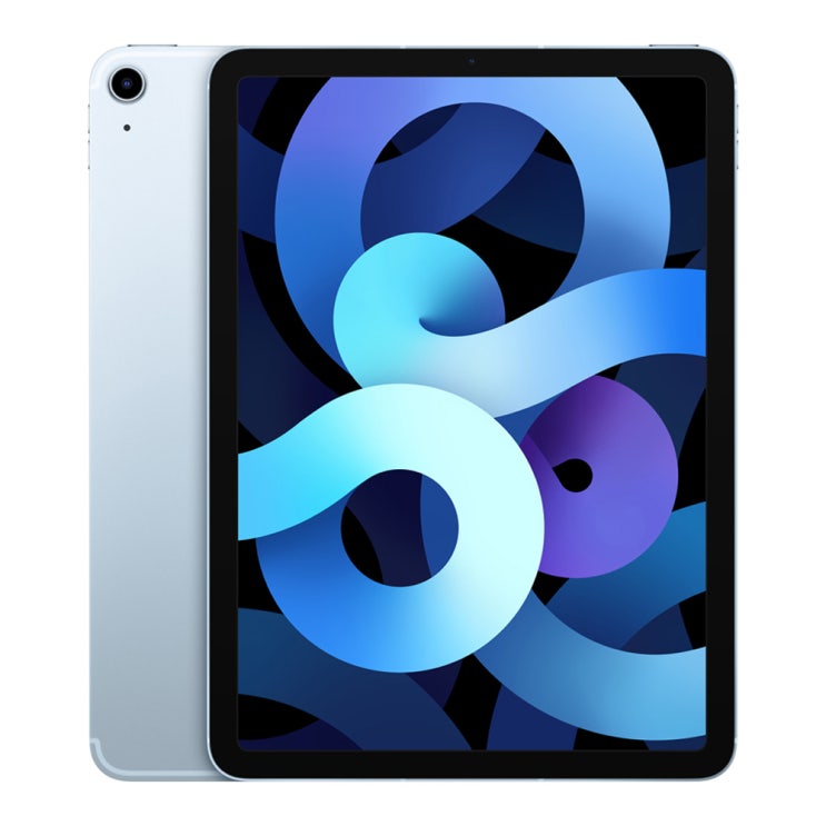 가성비 좋은 Apple 2020년 iPad Air 10.9 4세대, Wi-Fi+Cellular, 64GB, 스카이 블루 좋아요
