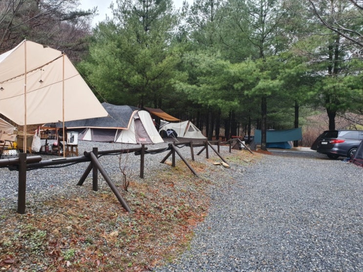  강원도 오토캠핑/ 새막골오토캠핑장 / 2연속 우중캠핑