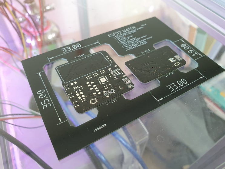  (스마트워치만들기)PCB도착