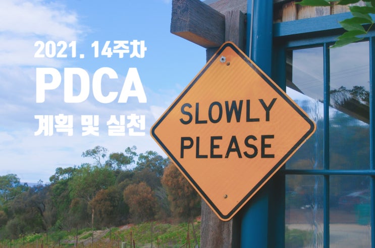  2021년 계획과 실천 14주차 점검 [천천히 순서대로 가도 성공할 수 있다]
