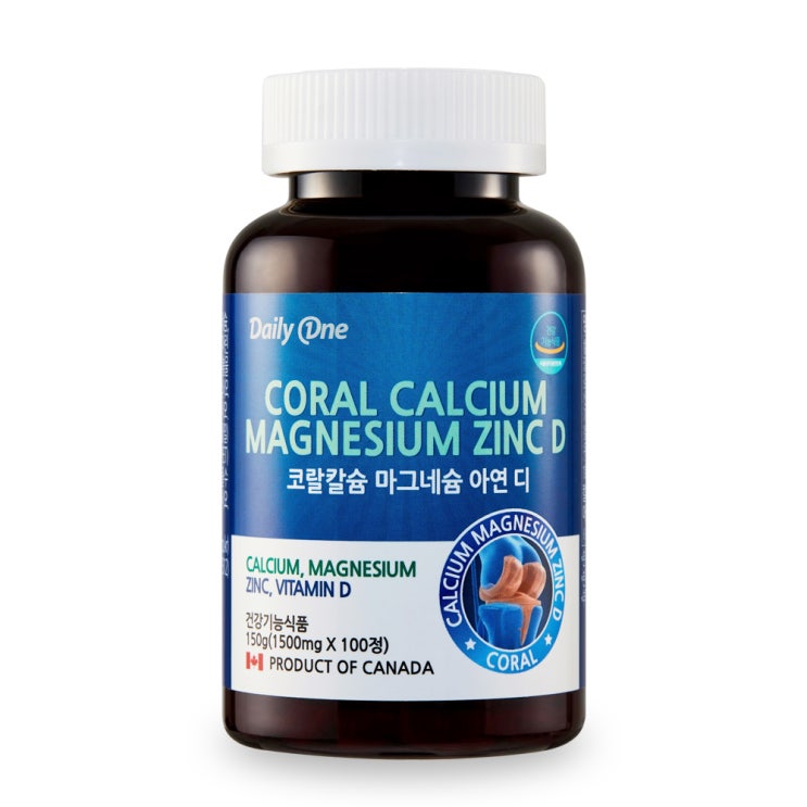 잘팔리는 데일리원 코랄 칼슘 마그네슘 아연D, 100정, 1개 추천합니다 잘팔리는 데일리원 코랄 칼슘 마그네슘 아연D, 100정, 1개 추천합니다