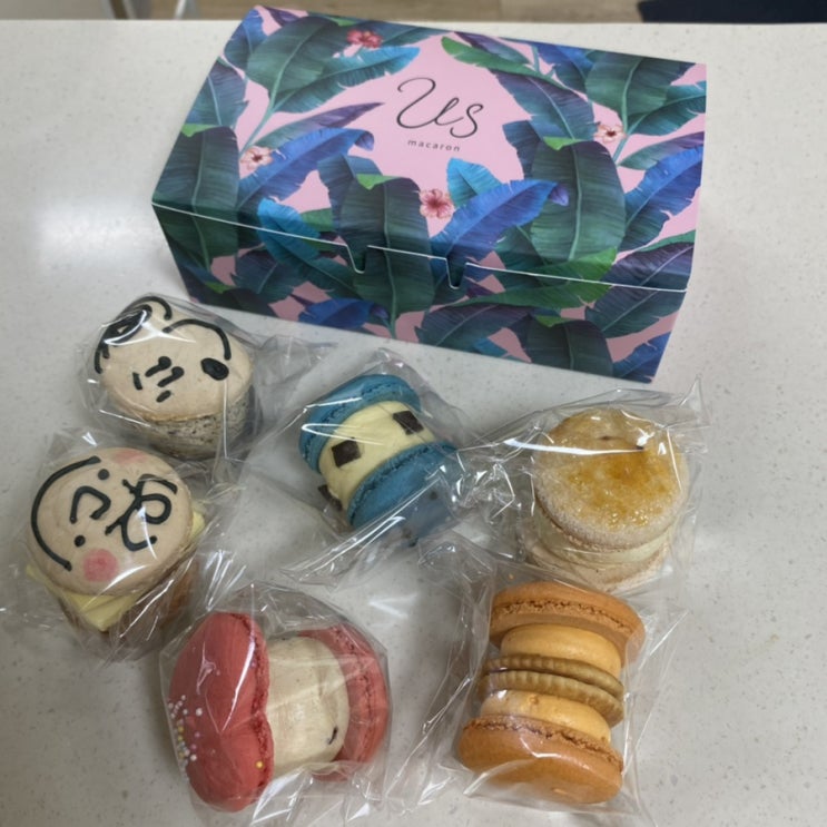  [강남마카롱/서초동카페] 귀여운 캐릭터와 쫀득한 꼬끄의 뚱카롱! 교대역 마카롱 맛집- ‘어스마카롱’