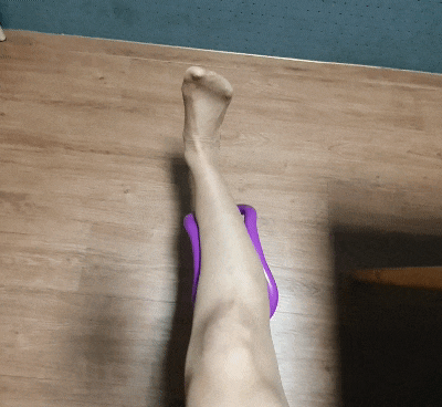 [다리 붓기 빼기] 직장에서도 할 수 있는 요가링 사용법 - 종아리 뭉친 근육 풀기