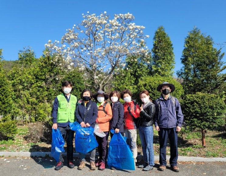  포천동 자연보호협의회 왕방산 등산로 정화운동