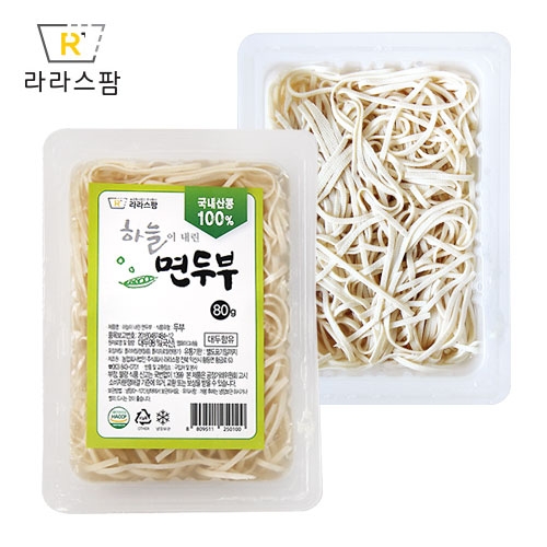 구매평 좋은 라라스팜 저칼로리 고단백 하늘이 내린 면두부 80g 3팩, 본상품선택 좋아요