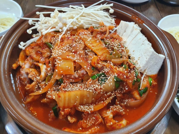  [옹기집] 충남 천안 병천 낙삼두루치기 맛집. feat 내돈내산