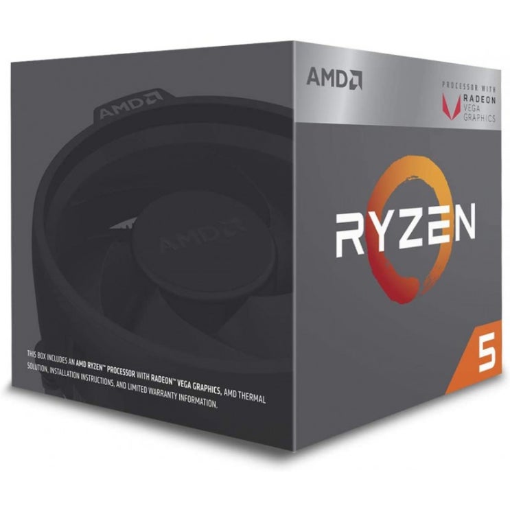 가성비 좋은 Radeon RX Vega 11 그래픽 포함 AMD Ryzen 5 2400G 프로세서 - YD2400C5, 단일옵션 추천해요