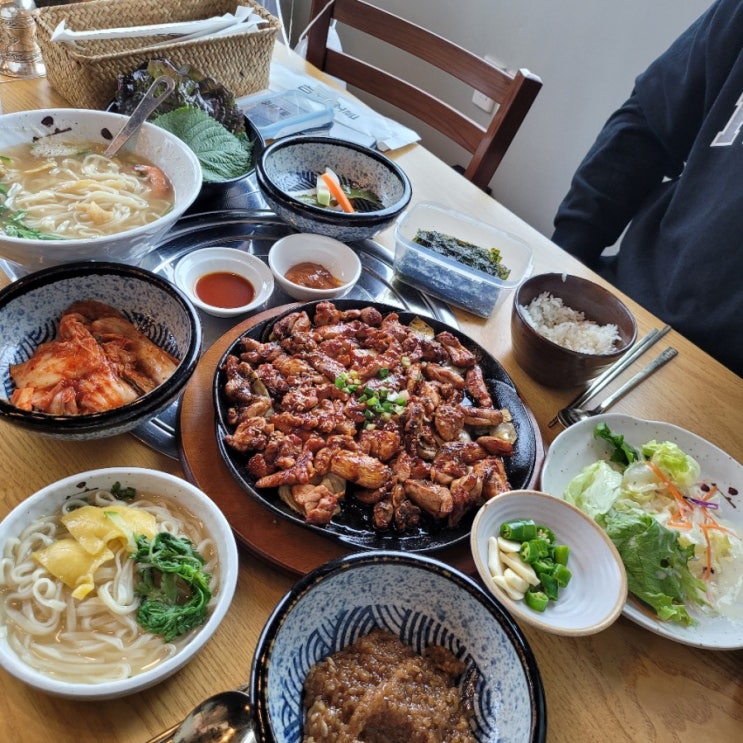  [공주 맛집] 마세오른 c (닭불고기, 칼제비)