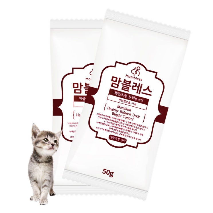 인기 많은 맘블레스 캣 그레인프리 사료샘플신청 체중 50g X5개, 단품 ··· 인기 많은 맘블레스 캣 그레인프리 사료샘플신청 체중 50g X5개, 단품 ···