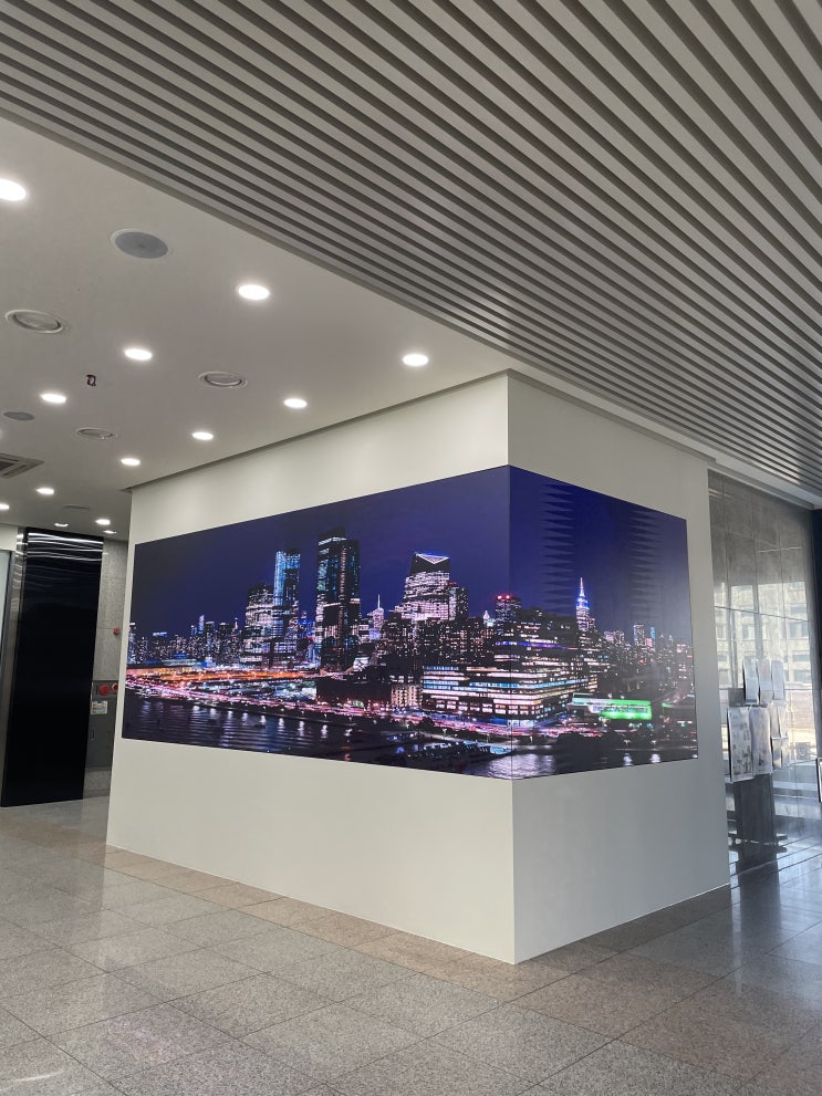  [벽면 LED 설비] 오산대학교 종합정보관 벽면 LED 스크린