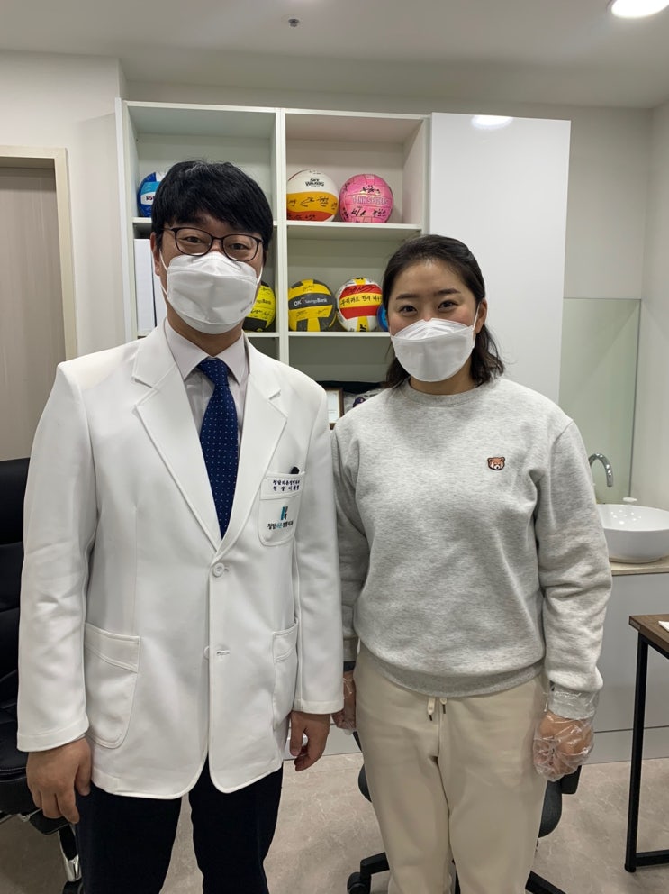  골프 김해림 선수 청담리온정형외과 내원