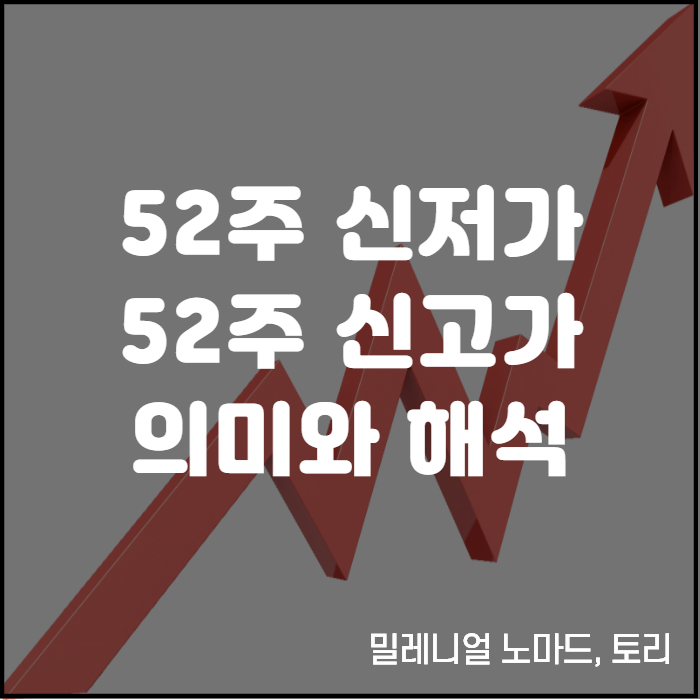  52주 신저가 최저가 신고가 뜻 의미 정리 및 매매 전략?