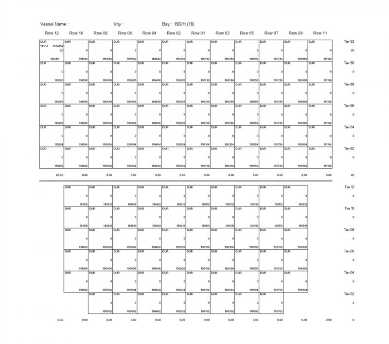 컨테이너 선박 적재 개념 정리 - ROW, BAY, TIER (cell guide) : 네이버 블로그