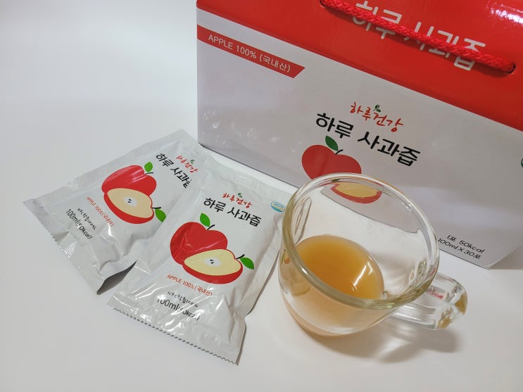  "하루건강 사과즙" 하루한잔 사과주스로 영양 챙기세요~