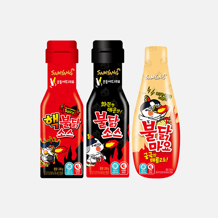 선호도 좋은 삼양식품 불닭소스 200g+ 핵불닭소스 불닭마요 250g, 3개 ··· 선호도 좋은 삼양식품 불닭소스 200g+ 핵불닭소스 불닭마요 250g, 3개 ···