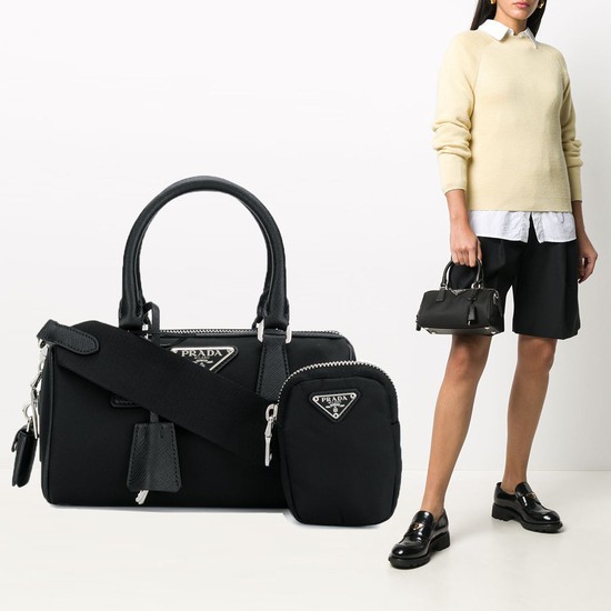 인기있는 20FW 벨라 테수토 토트/숄더백 블랙 1BB846 064 F0002 ··· 인기있는 20FW 벨라 테수토 토트/숄더백 블랙 1BB846 064 F0002 ···
