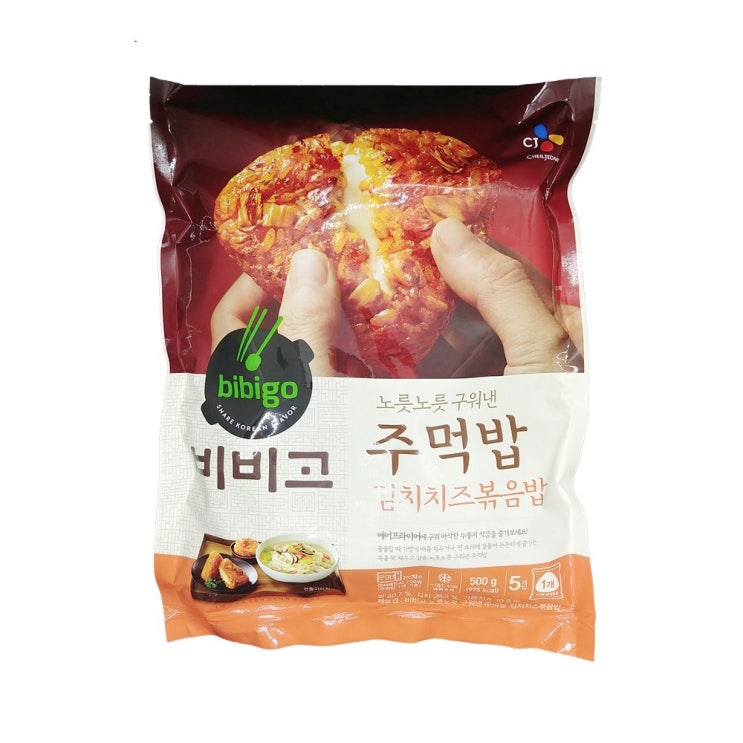 인기있는 비비고 CJ 노릇노릇구워낸 주먹밥 김치치즈볶음밥 500g, 1개 좋아요