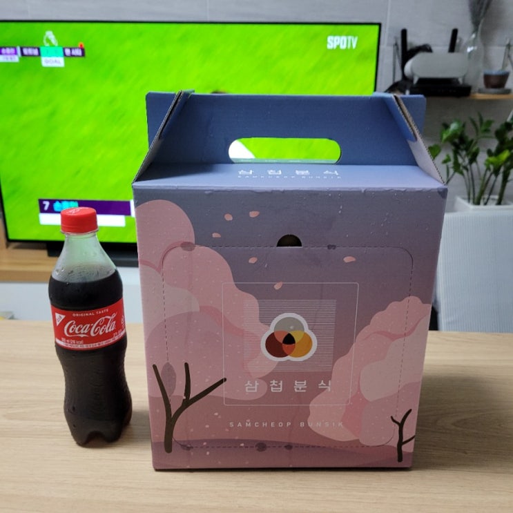  삼첩분식 로제떡볶이 대형세트 매운맛 리뷰