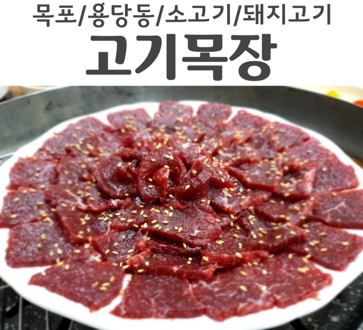  목포 용당동 맛집 고기목장 소고기 낙지 돼지고기 전부다 A급인데?