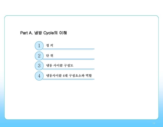  장비점검을 위한 냉동사이클 이해