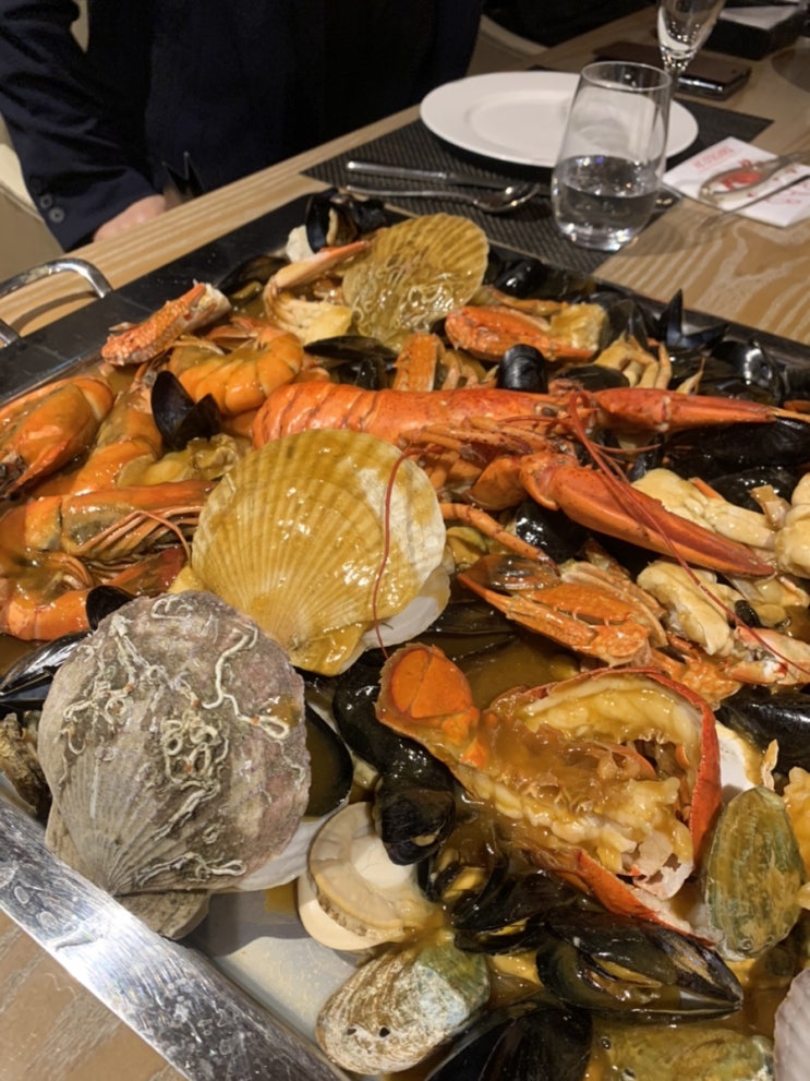  동대문 JW 메리어트 호텔 타볼로24 SEA FOOD 럭셔리 시푸드 플래터 후기
