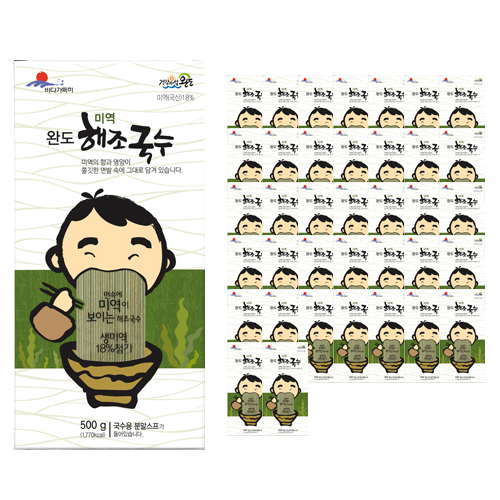 선호도 높은 완도 미역 해조 국수 500g + 스프 12g x 5p, 38세트 추천합니다 선호도 높은 완도 미역 해조 국수 500g + 스프 12g x 5p, 38세트 추천합니다