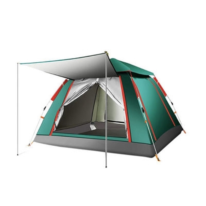 최근 많이 팔린 아웃도어 텐트 휴대용 원터치 빨리 펴지는 나들이 안티 폭풍 해변 대형 초경량 캠핑 장비, [09]녹색플러스2.4x2.4x1.5 좋아요