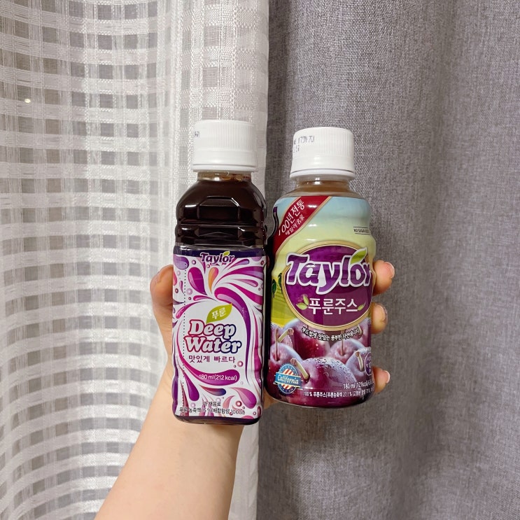  변비 해결사 테일러 푸룬주스 & 푸룬딥워터 비교 리뷰