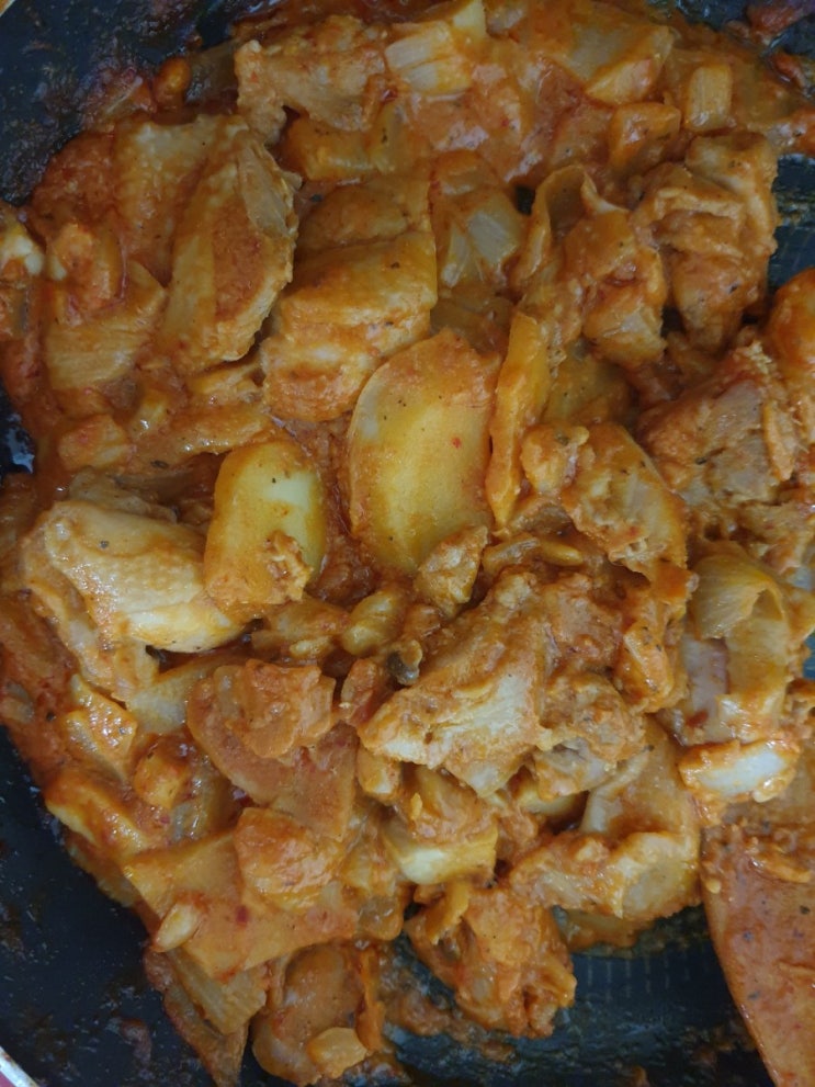  레시피) 맛있지만 비싼 로제찜닭!! 저렴하게 집에서 만들어먹자! feat 폰타나 소스