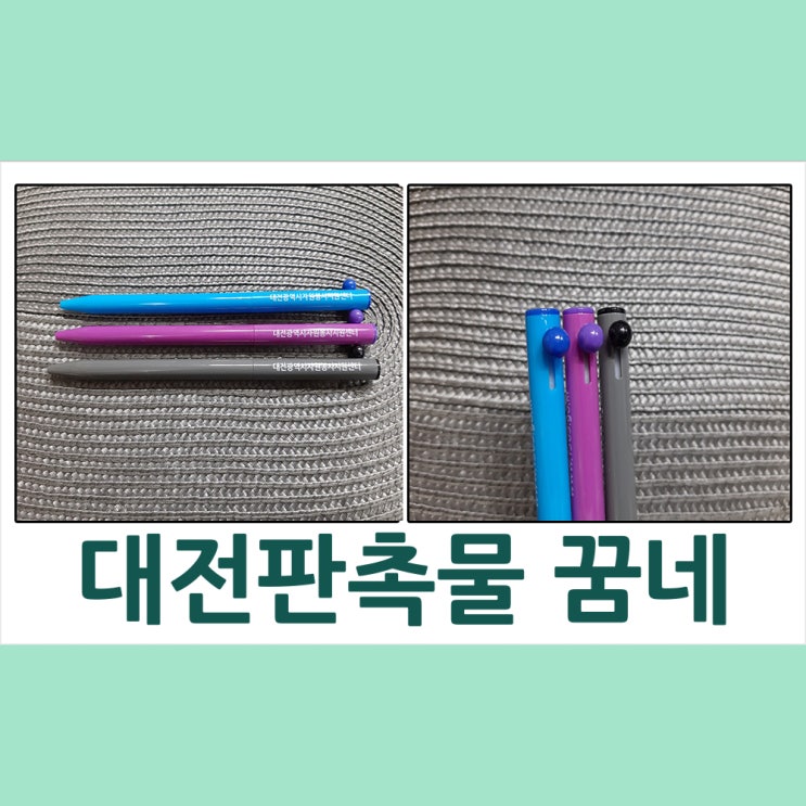  대전판촉물 대전광역시 자원봉사지원센터 니들 볼 노크 펜