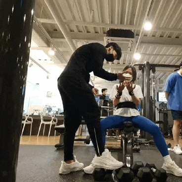  여자 바디프로필 D-30 :: 다이어트 식단&운동일기 +Day82 / 대전 둔산동 피티 브라이튼휘트니스  / 30일 인바디 후기 / 비하인드넥프레스 덤벨숄더프레스 리버스플라이