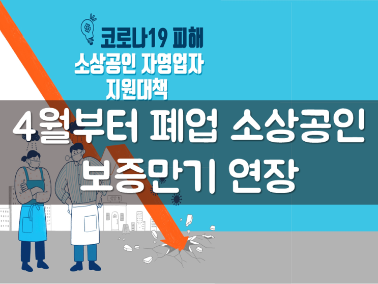  4월부터 폐업 소상공인 보증만기 연장