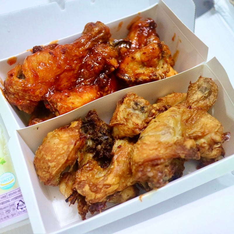 굽네치킨 ❝굽네 양념 히어로 반반❞ 굽네에서 양념치킨 신메뉴가 나왔어요!