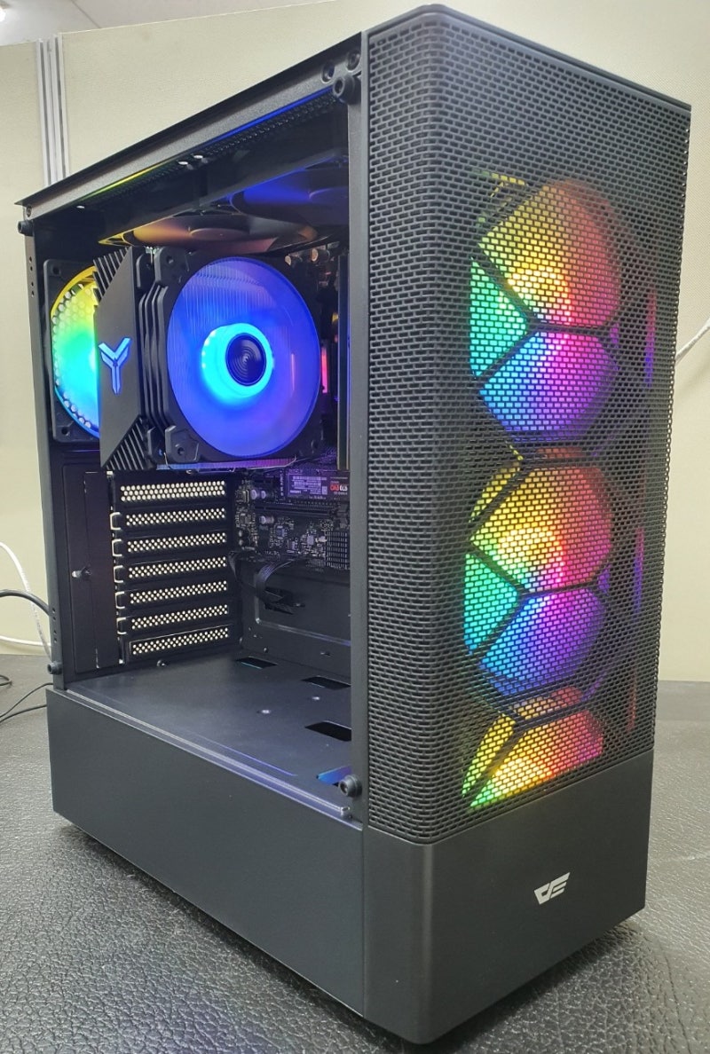 라이젠 5 PRO 4650G, A520M, DARKFLASSH DK 200 RGB 50만원대 포토샵, 간단 영상편집용 가성비 최강  컴퓨터!! : 네이버 블로그