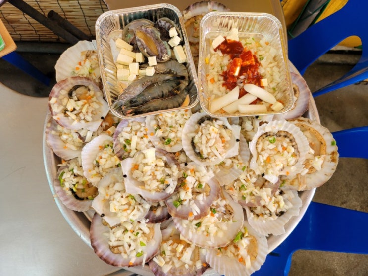  가리비가 먹고싶어간 부산조개구이 부산집 맛있어