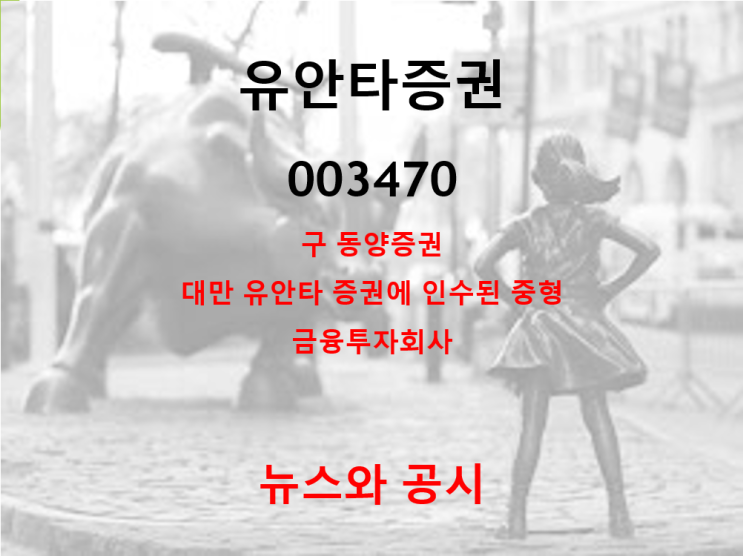  구 동양증권 유안타증권의 뉴스 및 공시 (feat. 125원 현금배당)