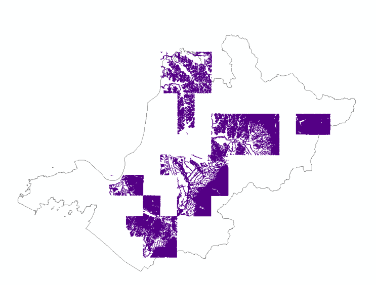  ArcGis에서 수치지형도, 연속주제도 좌표 일치시키기