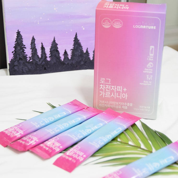  다이어트음료 차전자피+ 가르시니아 사과맛으로 냠냠~