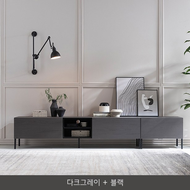 가성비 좋은 리바트온라인 무드 모던 2400 거실장 4색택1, 다크그레이+블랙 추천해요 가성비 좋은 리바트온라인 무드 모던 2400 거실장 4색택1, 다크그레이+블랙 추천해요