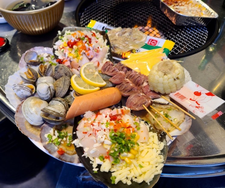  울산 남구 조개구이 달동 조개구이/조개구이를 구워먹는 재미와 맛을 한번에 사로잡은! 구이대장