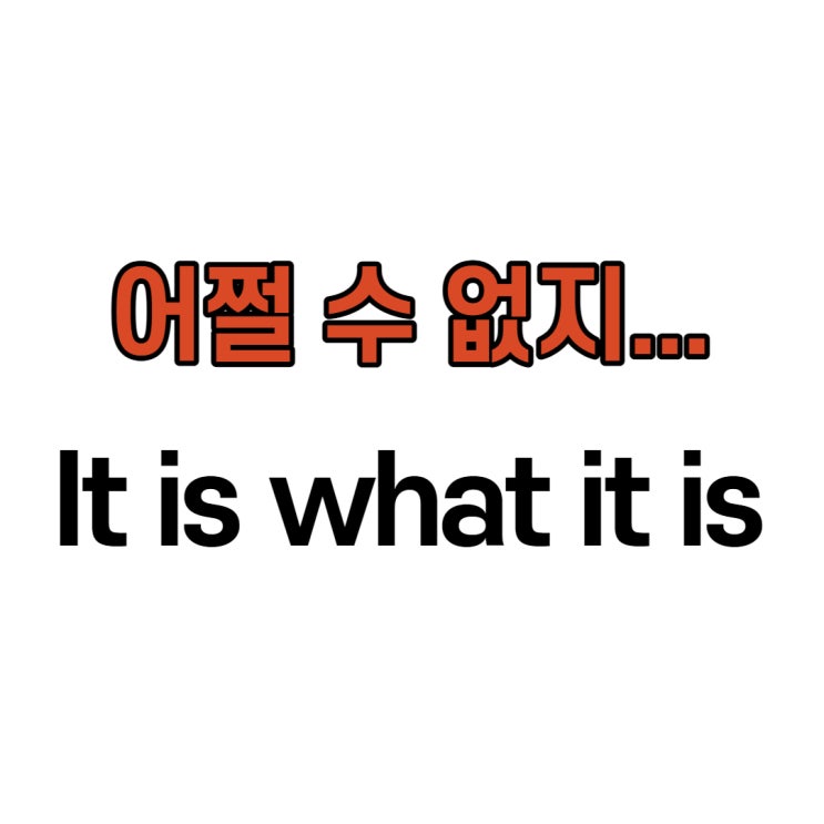  선거의 계절, 누군가는 하게 될 말 "It is what it is" (트럼프 망언VS 오바마 명언)